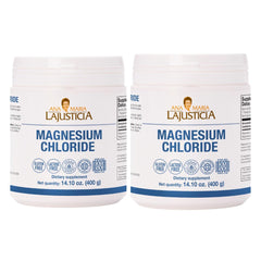 Ana Maria Lajusticia magnesium chloride 400g bottle pack ready for daily energy support.