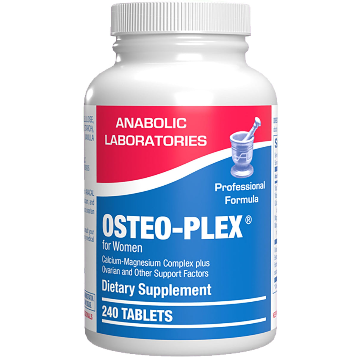 Anabolic Laboratories Osteo-Plex bottle front view for bone support.