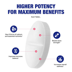 Osteo-Plex ingredient list highlighting calcium magnesium and D3.
