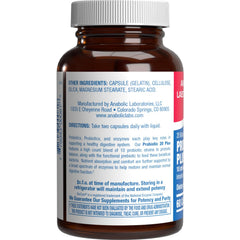 Anabolic Laboratories ten-strain probiotic illustration signaling diverse gut bacteria balance.