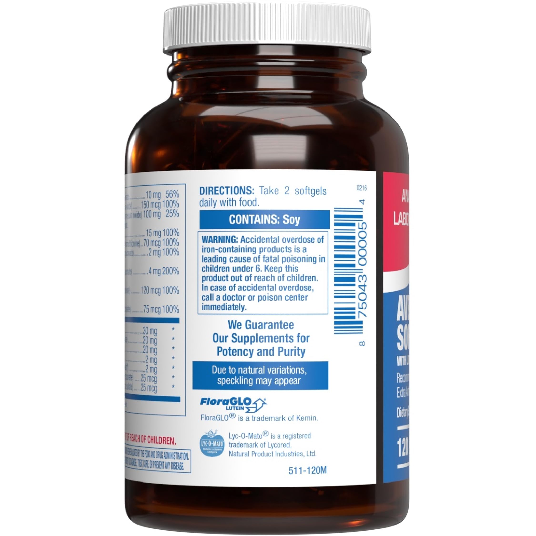 Anabolic Laboratories 30-in-1 multivitamin being poured into a hand for daily use.