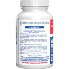 Anabolic Laboratories bottle label detail emphasizing antioxidant bioflavonoids for overall wellness.