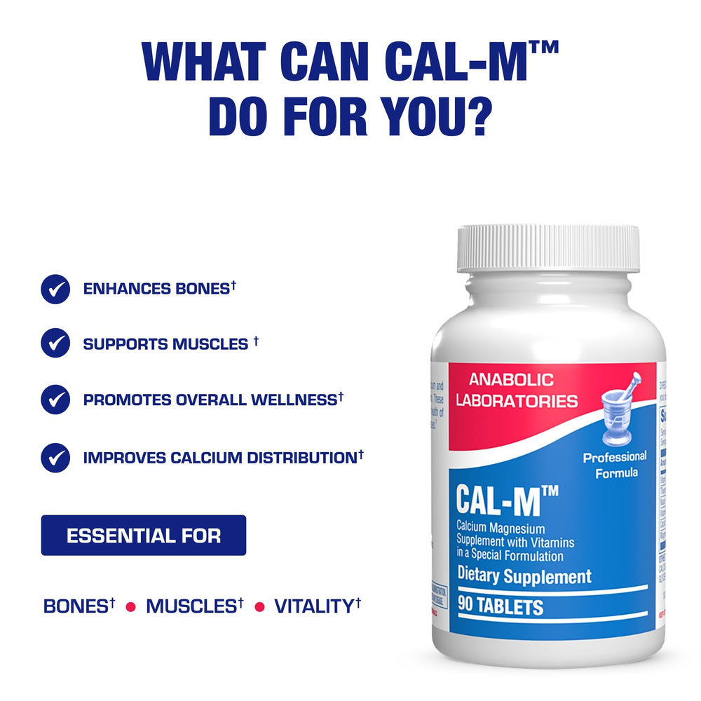 Anabolic Laboratories calcium magnesium capsules visible for easy daily intake