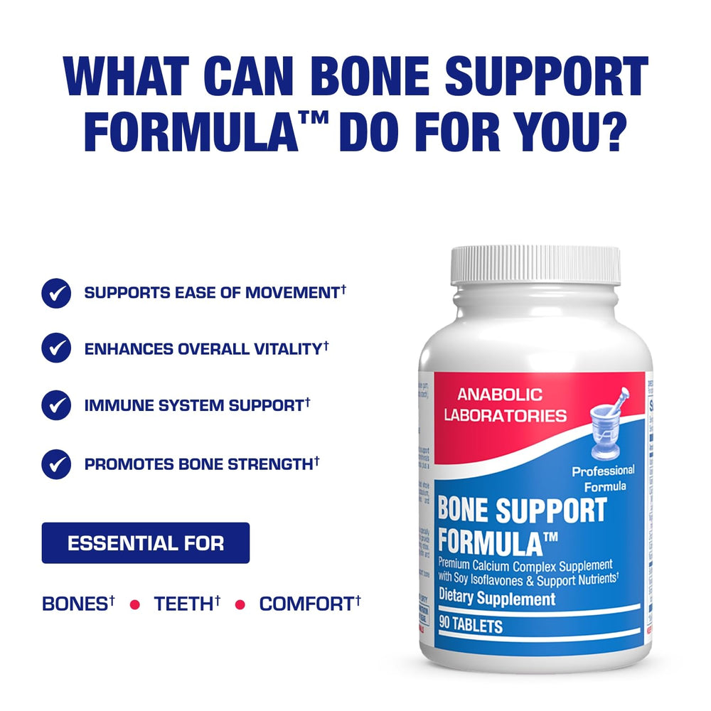 Anabolic Laboratories Clinical Calcium Complex minerals and isoflavones supporting bone matrix.