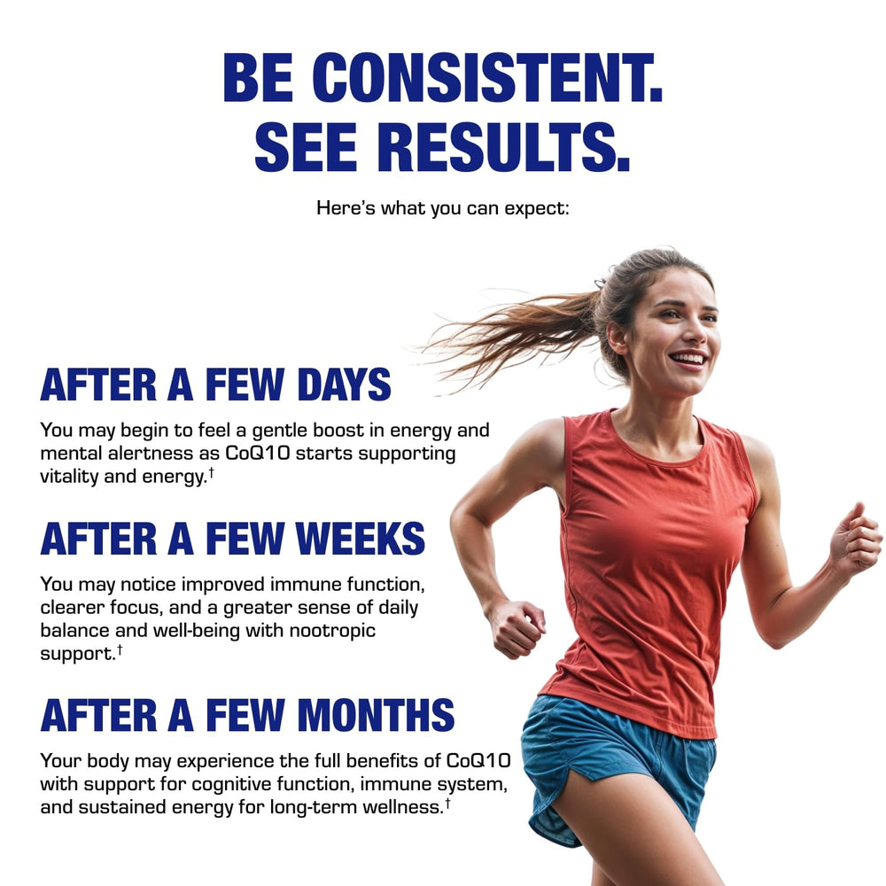 Anabolic Laboratories CoQ10 bottle label shows 100 mg potency for consistent dosing.