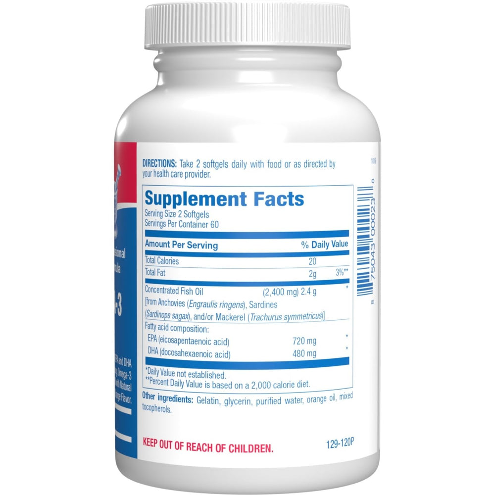 Anabolic Laboratories omega-3 label and bottle illustrating trusted, potent formulation