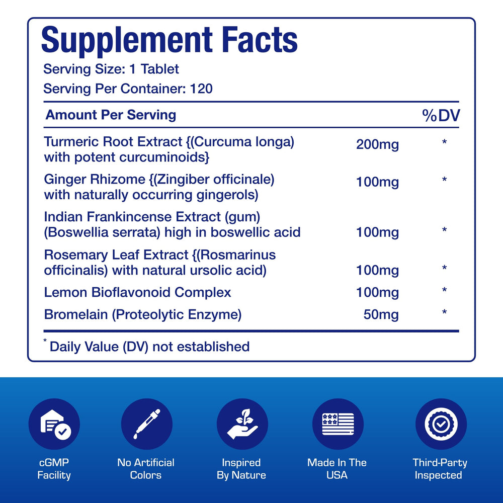 Pro ENZ Joint Support bottle back with dosage and usage details