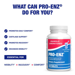 Capsules close-up of Pro ENZ Joint Support for easy daily intake