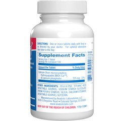 Remineralizing hydroxyapatite pills close-up for daily bone health intake