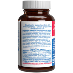 Close-up of Anabolic Laboratories Slow Release Iron capsules for gentle iron delivery.