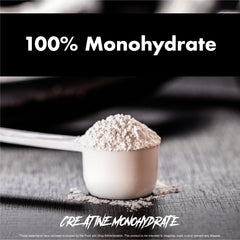 Anabolic Warfare Creatine Monohydrate nutrition panel shows clear dosing guidelines for training days.