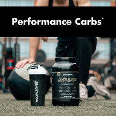 Glyco Surge post-workout drink in a glass ready to replenish energy after training.