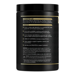 Anabolic Warfare Maniac caffeine-rich blend supports sustained workouts.