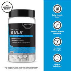 Anabolic Warfare Project Bulk botanicals closeup featuring plant-based ingredients.