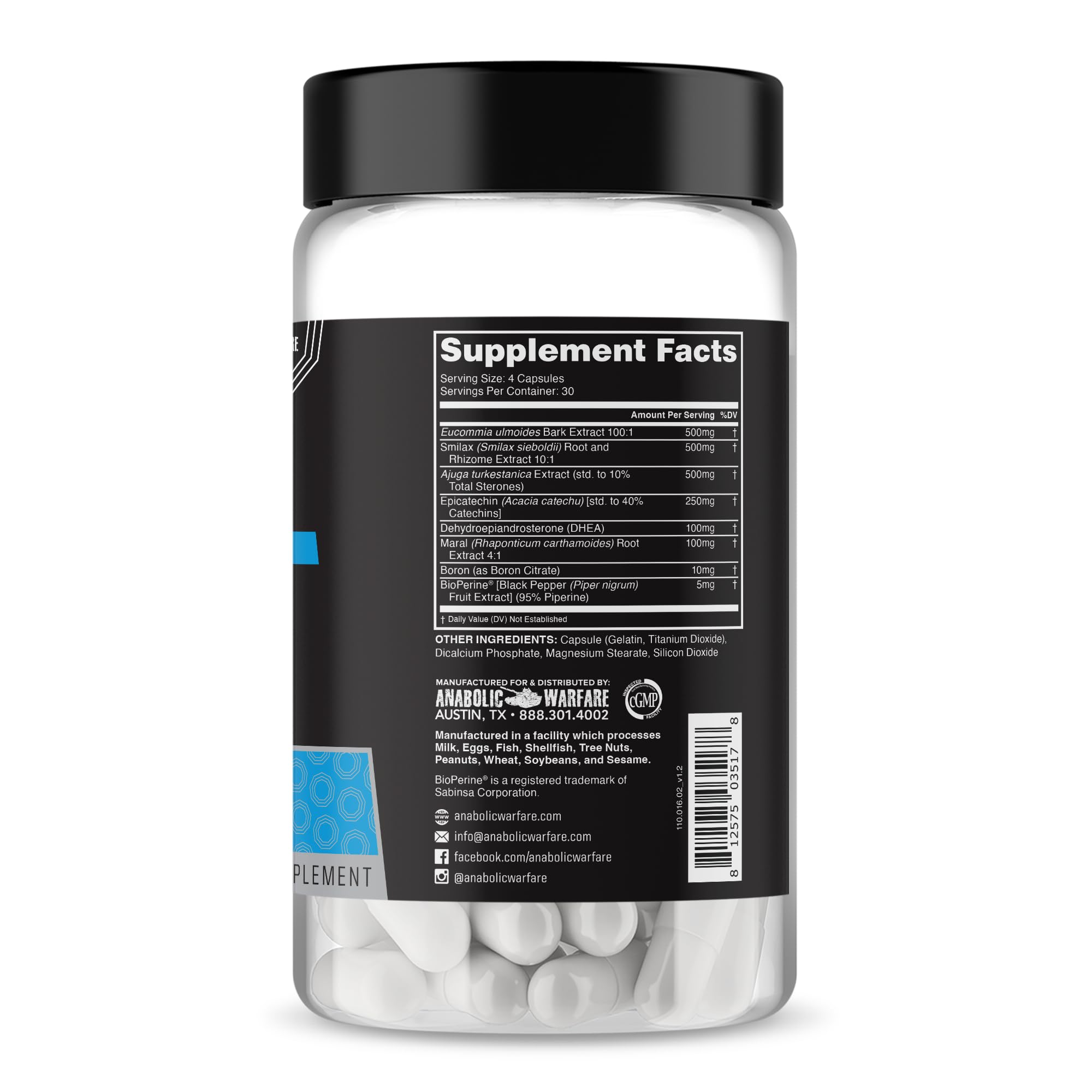 Anabolic Warfare Project Bulk scoop dispensing highlighting convenient daily use.