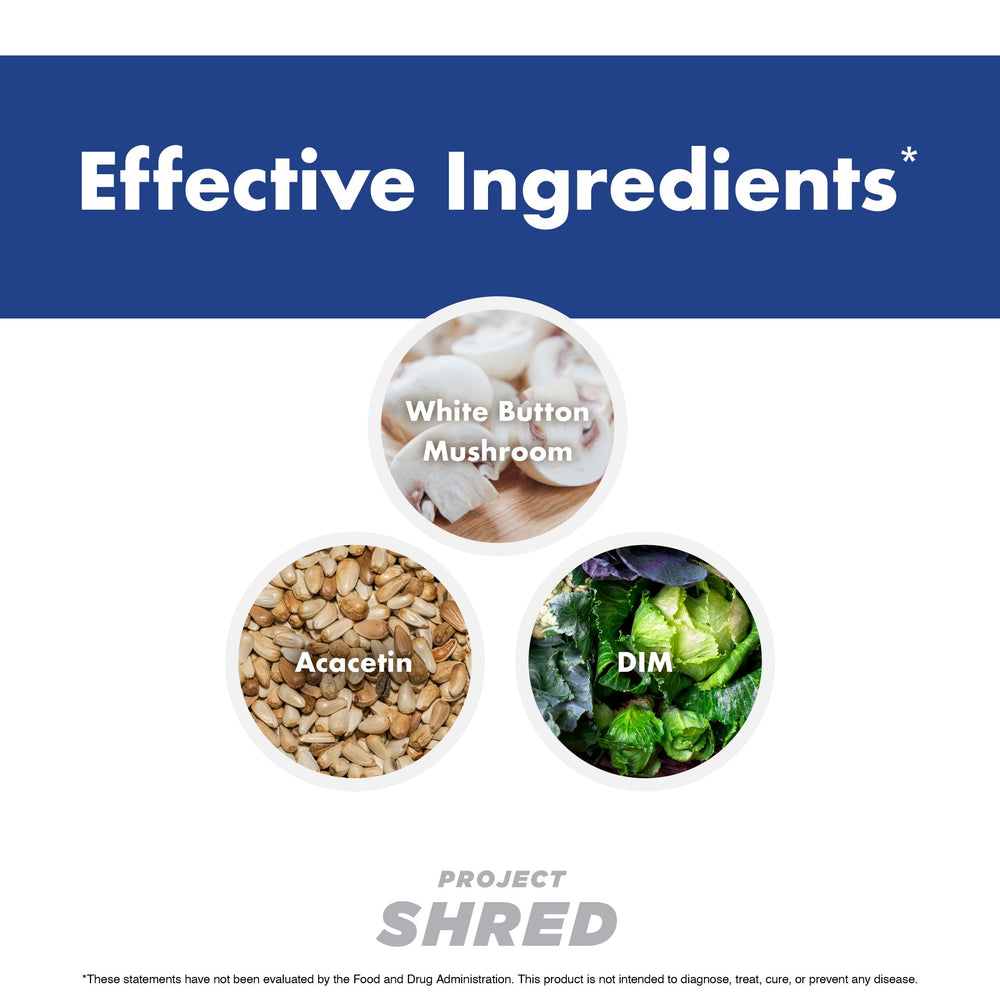 Anabolic Warfare Project Shred jar on wood surface showcasing product detail.