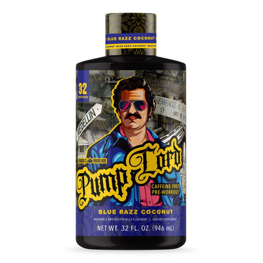 Anabolic Warfare Pump Lord bottle pour for a ready-to-mix workout boost.
