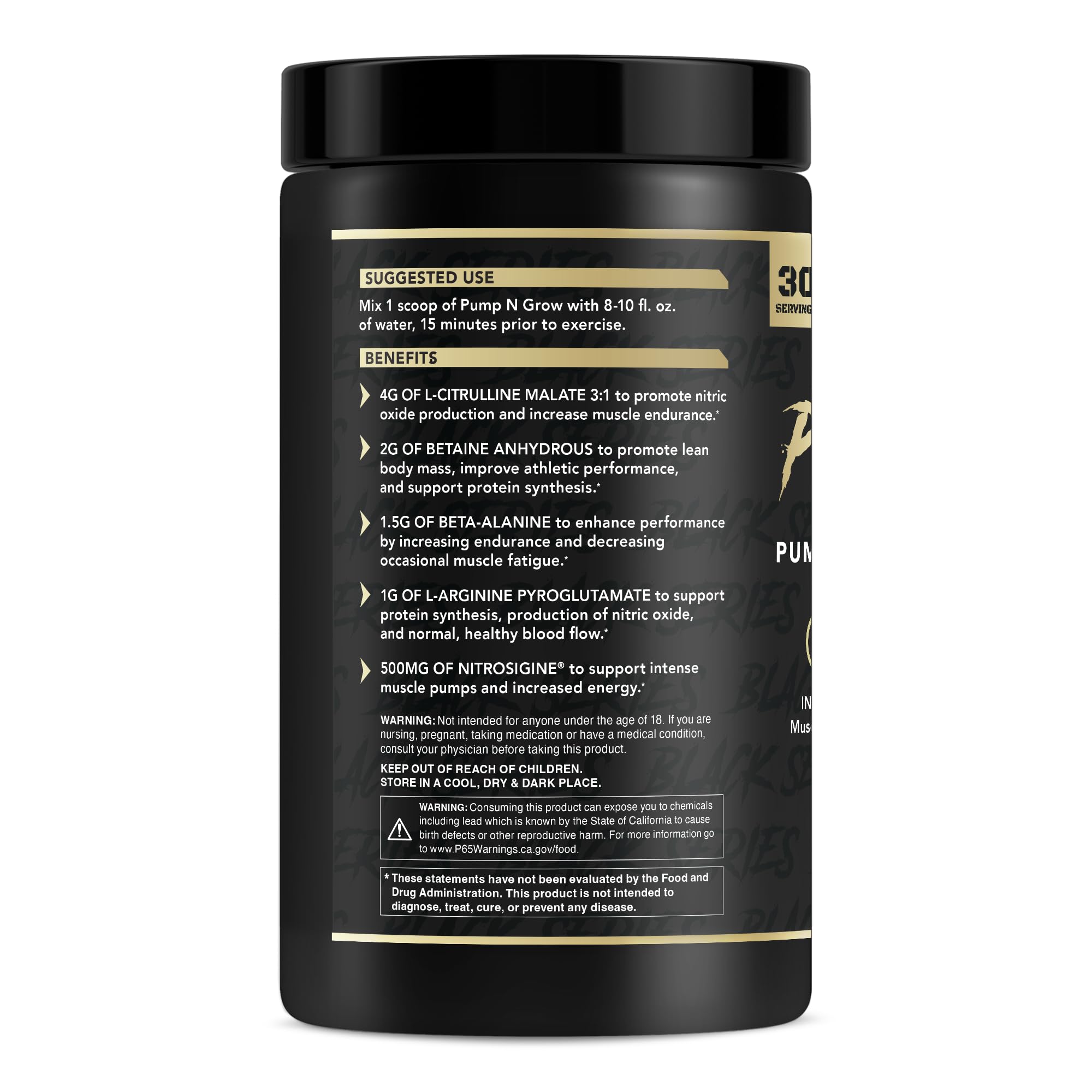 Anabolic Warfare Pump-N-Grow scoop ready for a one-scoop serving.