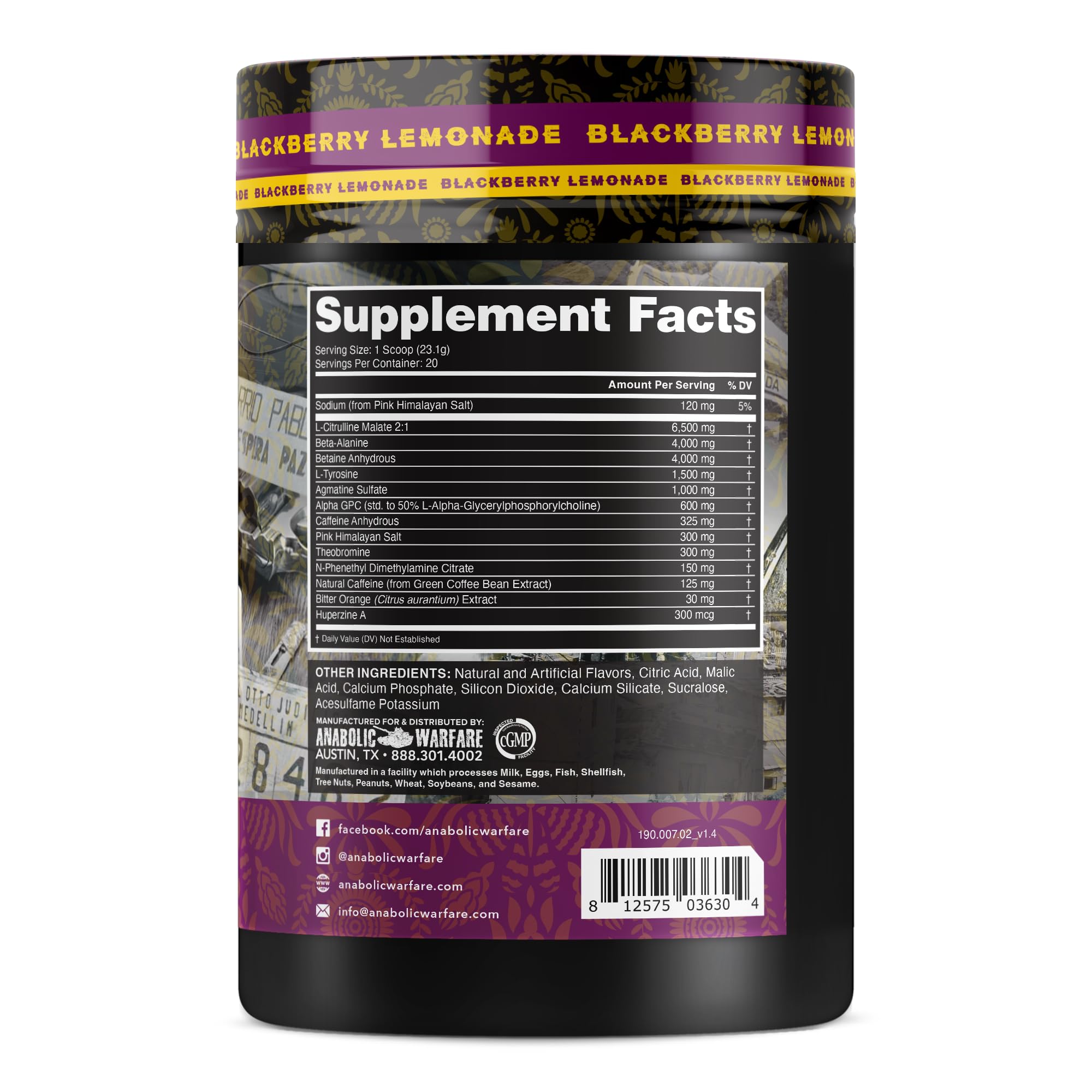 Stim Lord scoop pouring powder for quick mix
