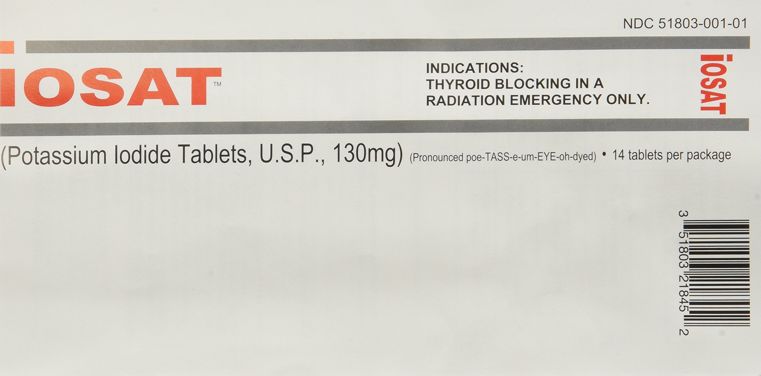 ANBEX iOSAT packaging shows five packs for easy distribution and stock.
