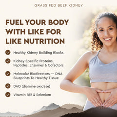 Ancestral Supplements bottle with label emphasizing kidney health and purity