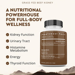 Ancestral Supplements Kidney Health Capsules with DAO enzyme support histamine balance