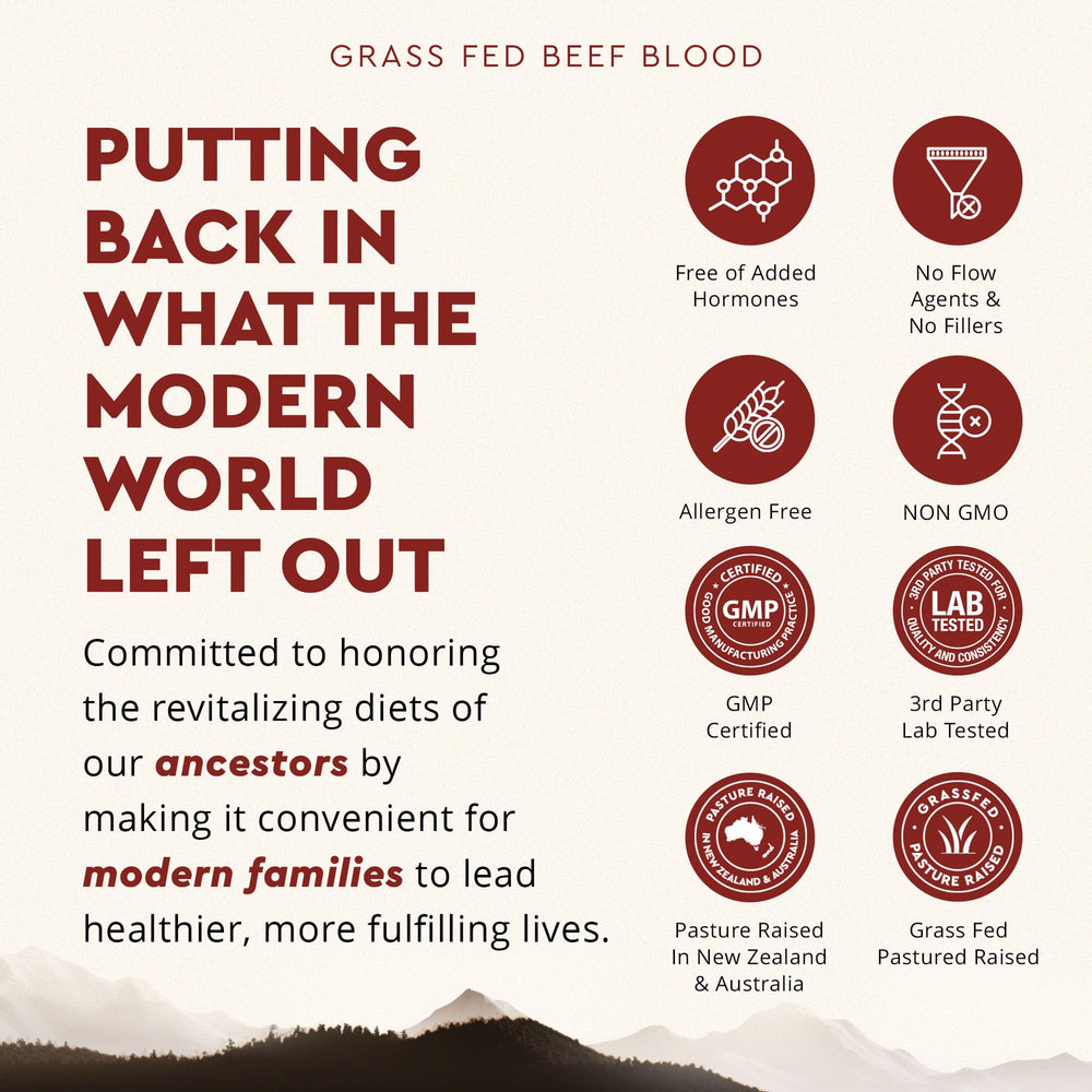 Ancestral Supplements pasture image with grass-fed cattle emphasizes natural sourcing