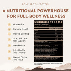 Ancestral Supplements scoop with powder makes 20g protein per serving easy.