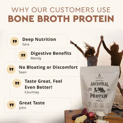 Vanilla protein shake by Ancestral Supplements ready for daily use.