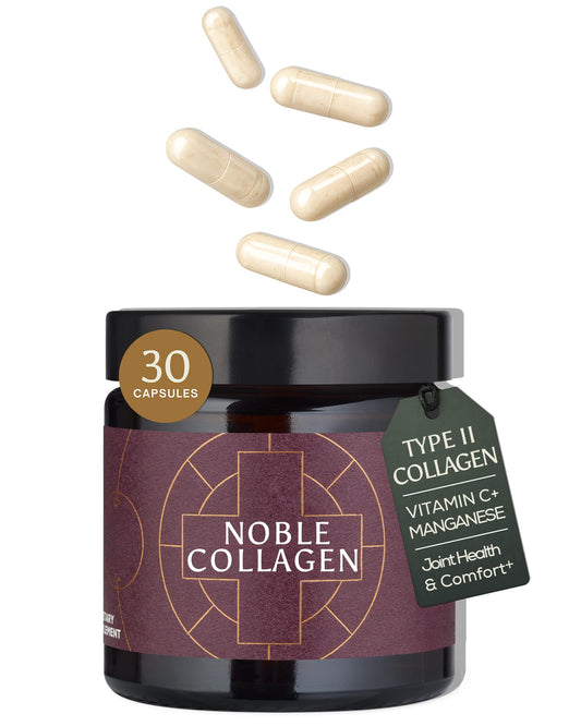 Ancient + Brave Noble Collagen bottle supports daily mobility.