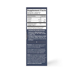 Ancient + Brave Wild Collagen 5g sachet daily blends into beverages.