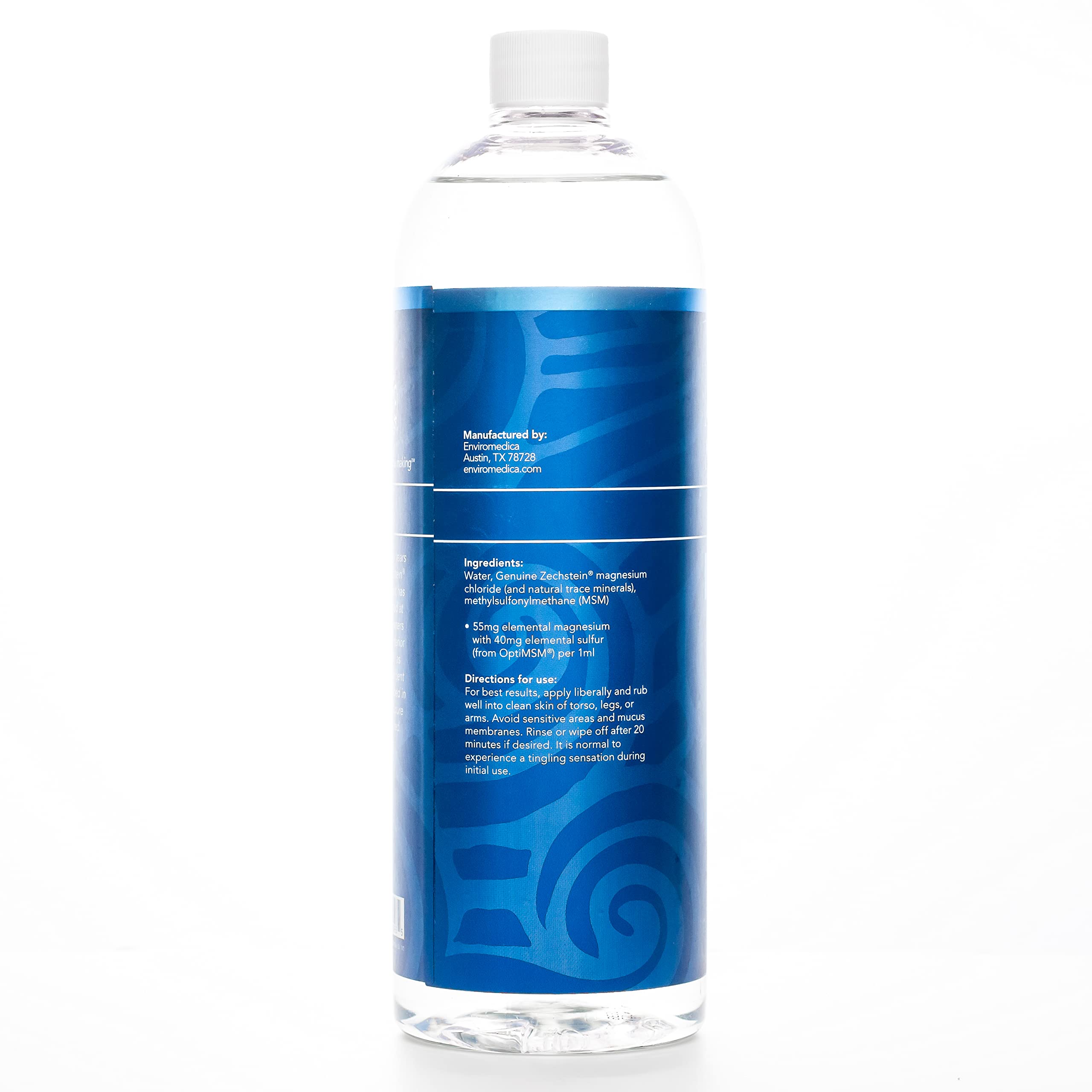 Ancient Minerals skin absorption ease shown in clean application.
