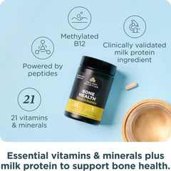 Ancient Nutrition 30 servings pack indicates long-term bone wellness.