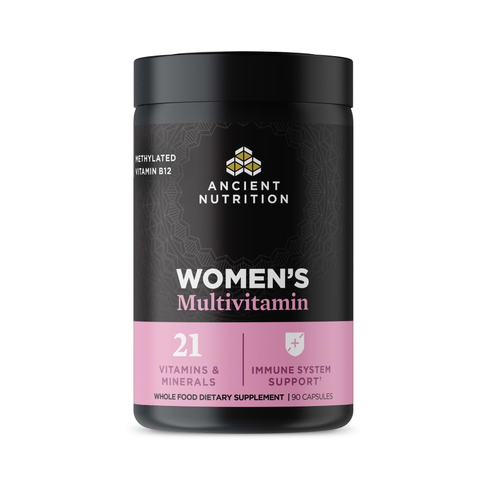 Ancient Nutrition Ancient Nutrients Women’s Multivitamin bottle for daily energy support