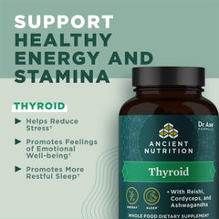 Ancient Nutrition Ashwagandha blend capsules on clean surface, supports calm evenings.