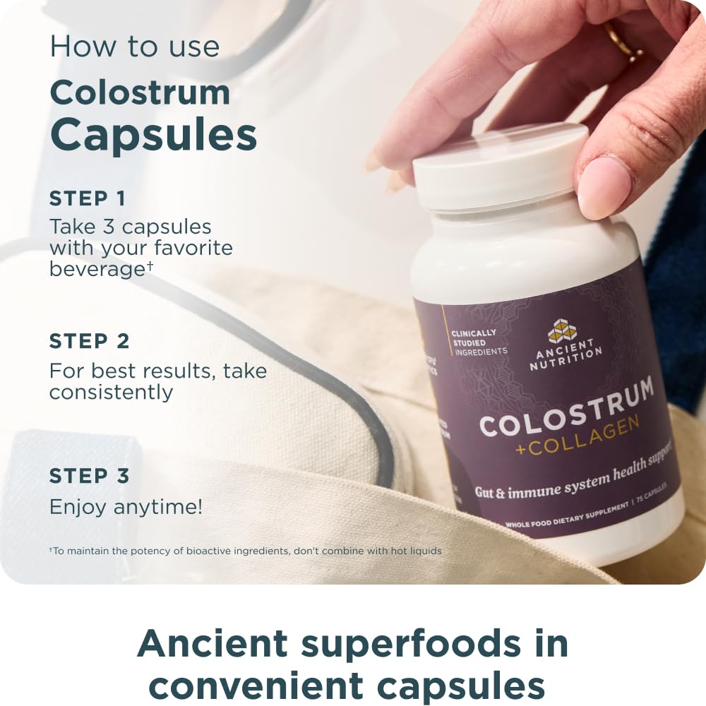 Ancient Nutrition Bacillus coagulans probiotic aids gut balance