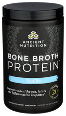 Ancient Nutrition chocolate bone broth protein jar for warm shakes
