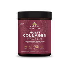 Ancient Nutrition Collagen Peptides bottle showing multi-collagen benefits for skin and joints
