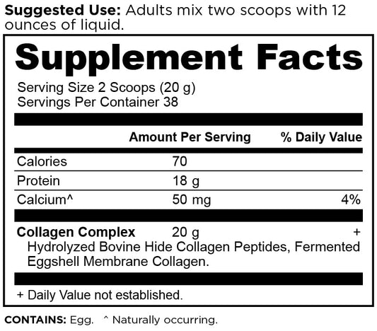 Ancient Nutrition Collagen Peptides serving scoop for easy daily use.