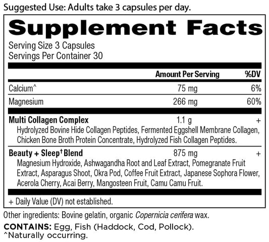 Ancient Nutrition collagen pills close-up of capsules for hair and nails