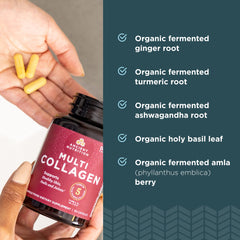 Ancient Nutrition packaging highlights clean sourcing and US origins.