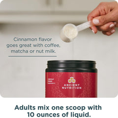Ancient Nutrition collagen powder with coffee, ideal morning ritual