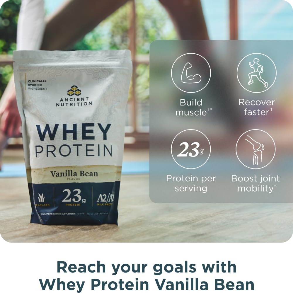 Ancient Nutrition eggshell membrane collagen peptides for joint-supporting blends.