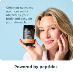 Ancient Nutrition Hair Growth Multivitamin packaging inside view with 30 servings.