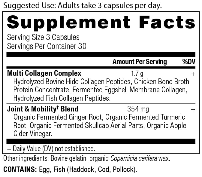Ancient Nutrition joint mobility capsules close-up for everyday use.