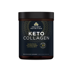 Ancient Nutrition KetoCOLLAGEN powder bottle 19 oz with zero carb feature for keto lifestyle