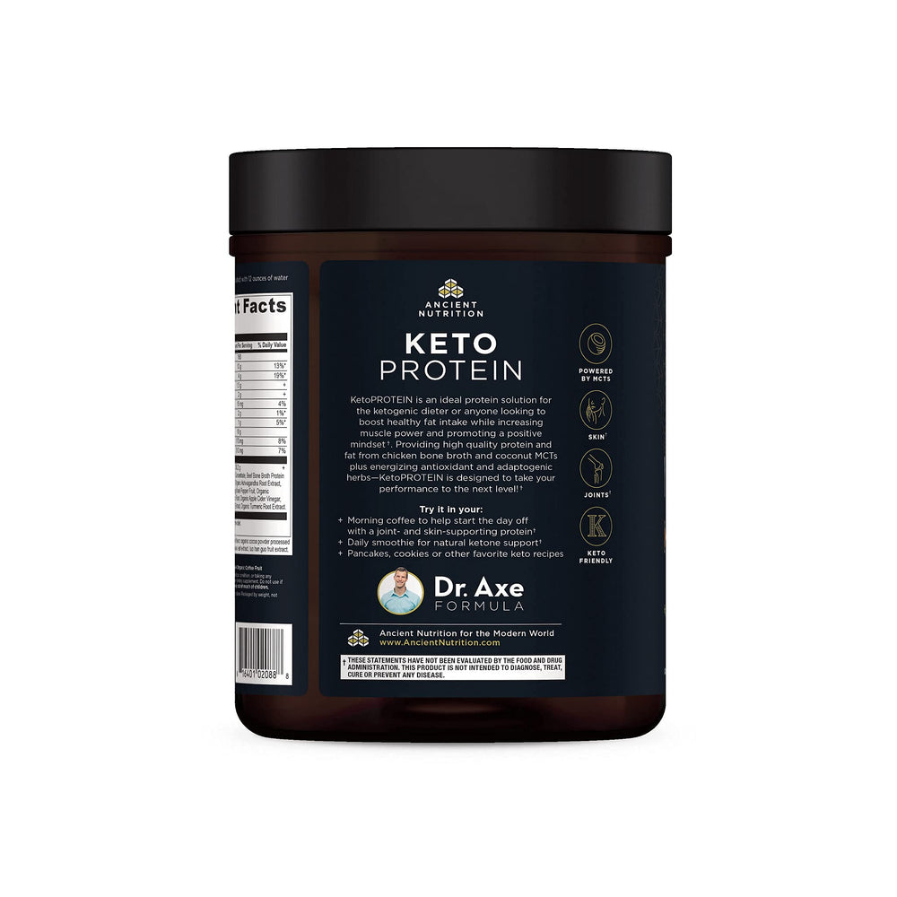 Ancient Nutrition KetoPROTEIN in coffee for a morning energy boost