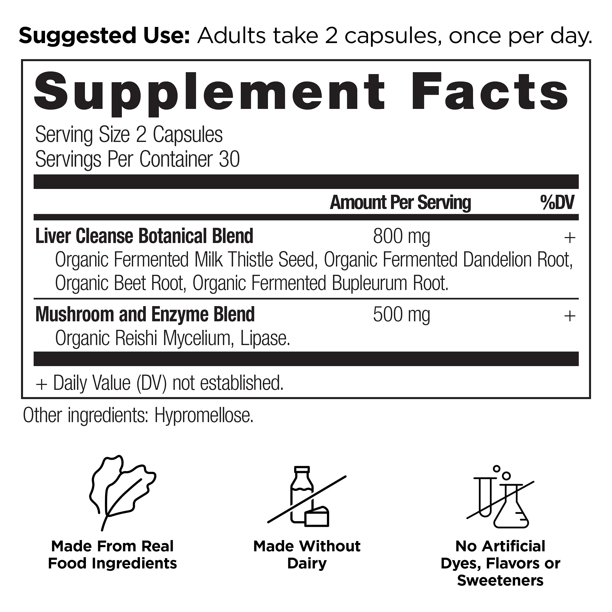 Ancient Nutrition Liver Cleanse capsules close-up for easy daily use.