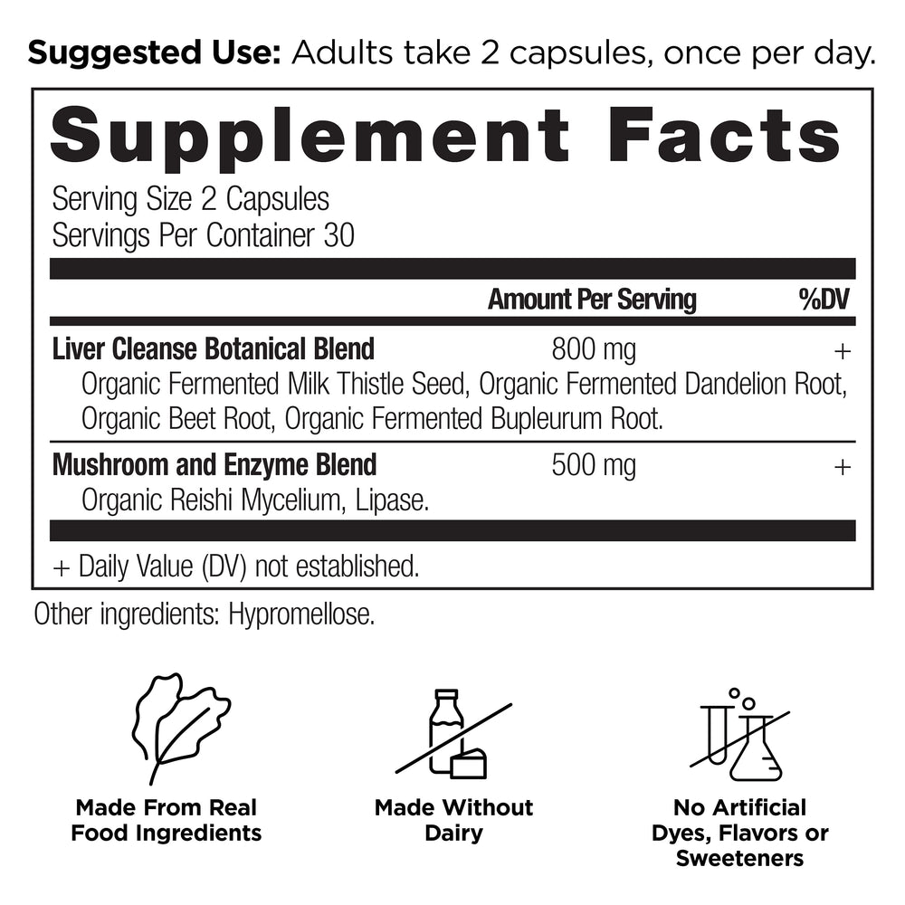 Ancient Nutrition Liver Cleanse capsules close-up for easy daily use.