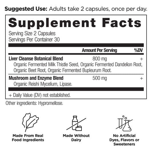 Ancient Nutrition Liver Cleanse capsules close-up for easy daily use.
